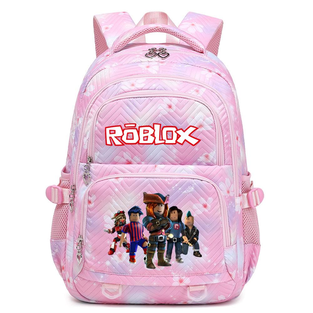 Campus Bag Virtual World Game Merchandise Print Casual Student Backpack Backpack розовый