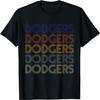 Dodgers Name Retro Vintage Apparel Gift Dodgers Lover T-Shirt(1)