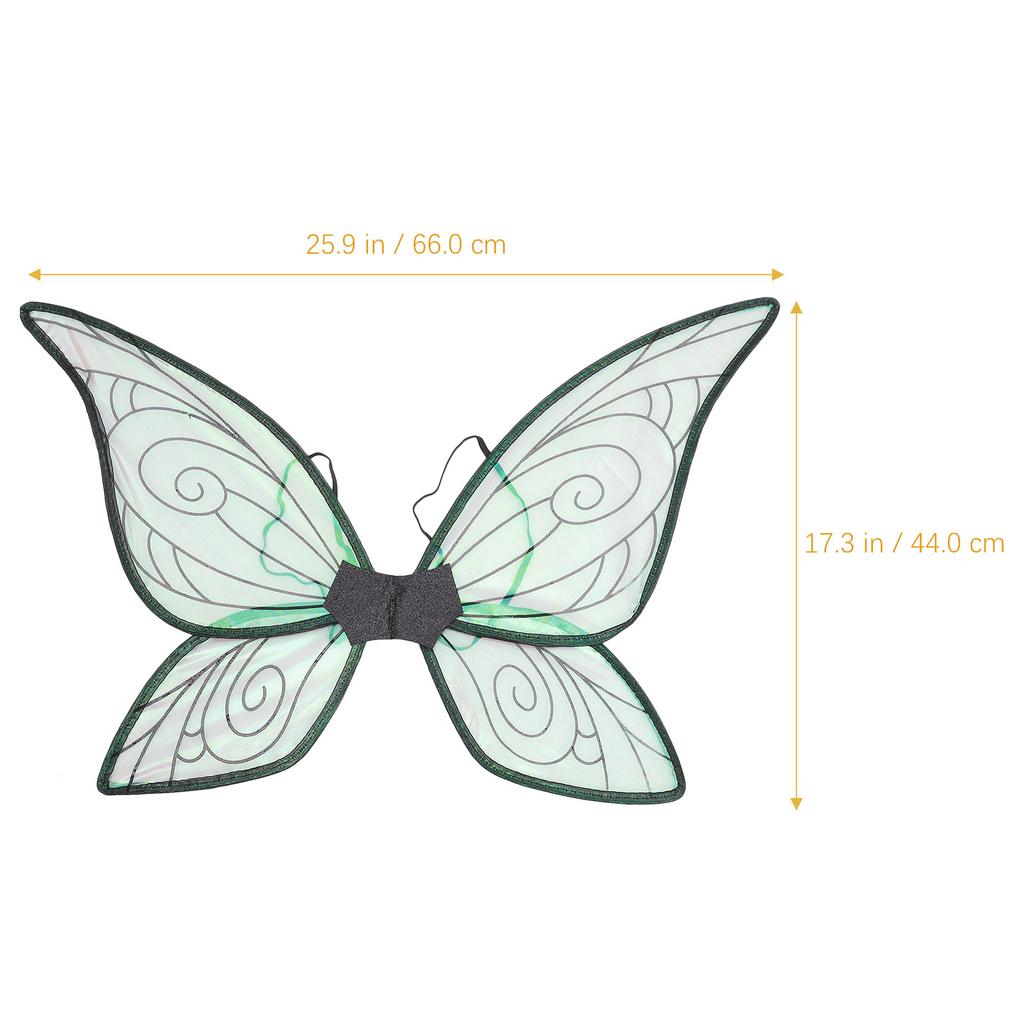Butterfly Wing Decorative Fairy Wing Ornament Light Costume Prop Cosplay Party Photo Prop Gauze Material Lightweight