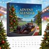 Racing 2025 Christmas Advent Calendar - 24 Days Christmas Countdown Calendar, 2D Racing Team Ornaments & Collectibles, Holiday Surprise Gifts for Raci