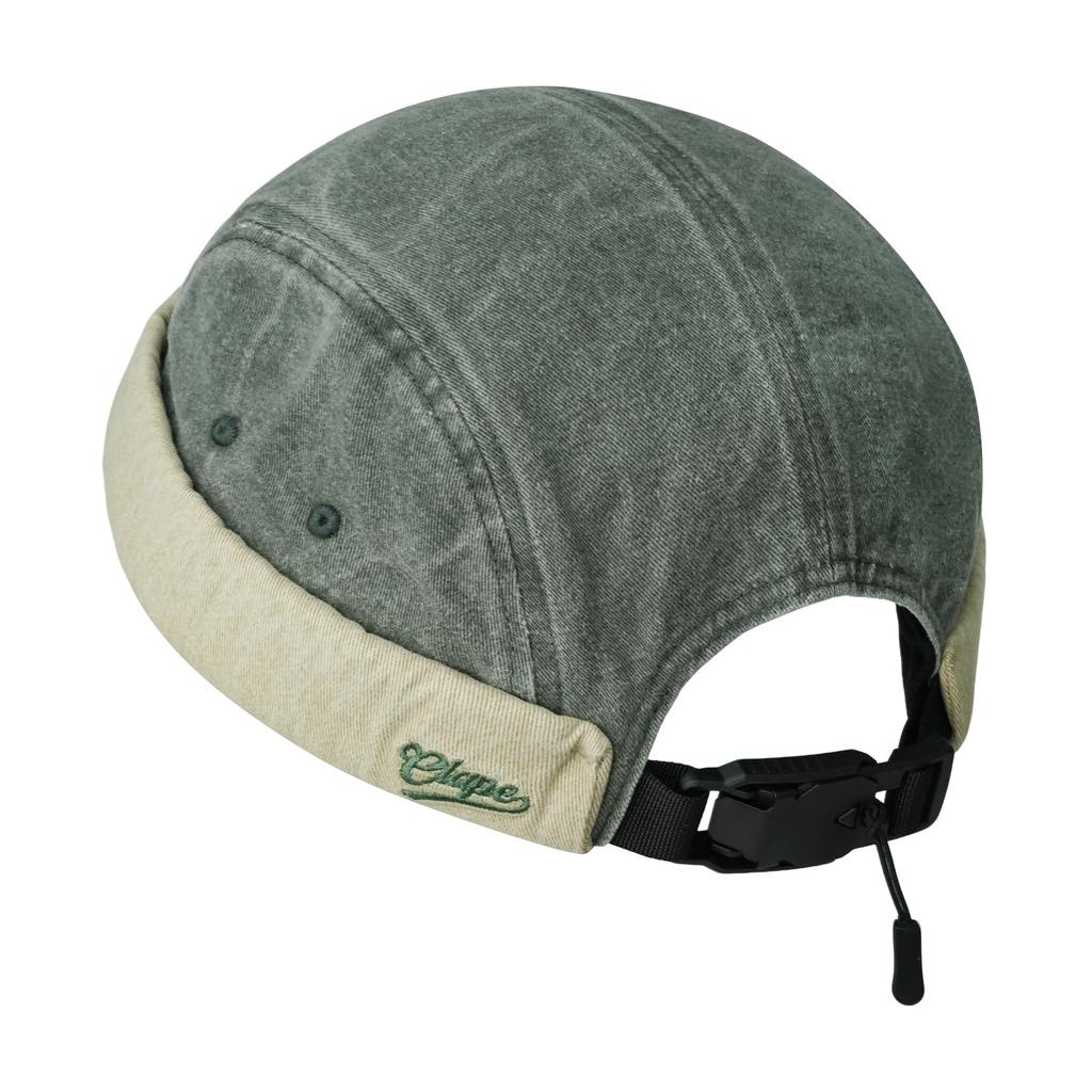 Clape Brimless Cotton Roll Cap Stylish Round Watch Fashionable Hat Fisherman's Cap, Shape, Lightweight, Unisex, Outdoor, Cap, Brimless, Men's (Green,