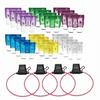 Car Add A Circuit Fuse Tap 14AWG Wire Mini Blade Holder Automotive Power Extension Cord Vehicle Electronic Device Connector
