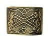 Scottish Kilt Belt Buckle Brass Mirror Shine Celtic Antique Design Sporran