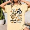 Retro Ghosts Tis The Season Shirt, Vintage Halloween Comfort Colors, Y2K Spooky Season Tee, Fall Apparel For Women