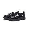 Carter Rabbit Girls' Stylish Black Leather Princess Shoes - Spring 2026 Formal Performance Footwear (X5CK004)