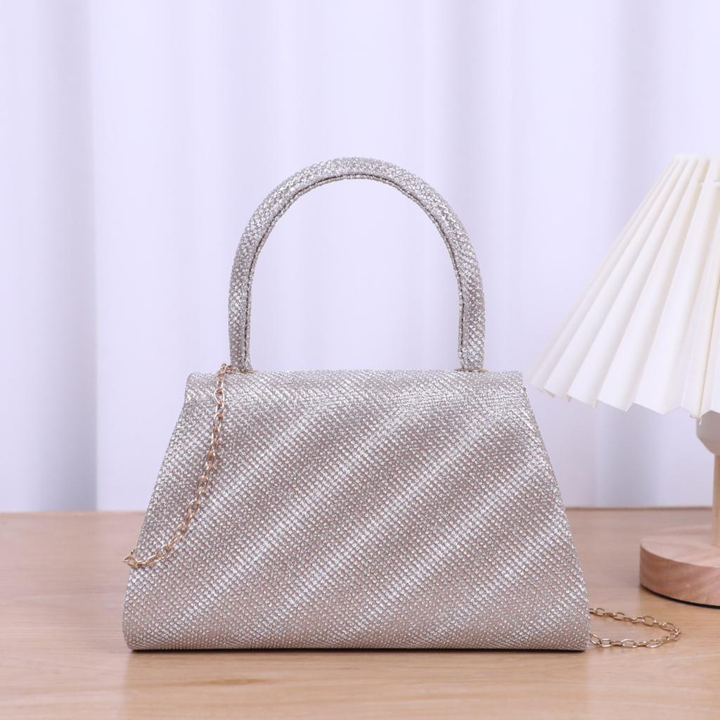 Rhinestone PU Tote Formal Evening Bag Lady Purse Elegant Wedding Party Clutches Female Cocktail Crossbody Shoulder Bag