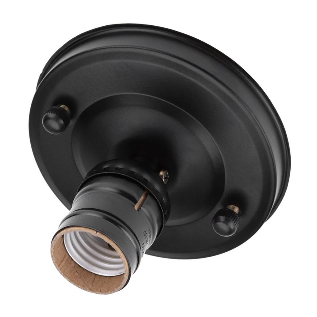 E26 E27 Vintage Industrial Ceiling Wall Light Base Holder Pendant Bulb Lamp Screw Socket