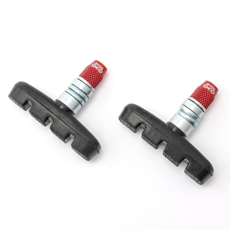 4 ST Cykelbromssko Skruvbyte M6 Bromsklossbultar Aluminiumlegering V-bromsblocksmutter Bromslangsfäste