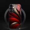 Abstract art tempered glass phone case suitable for Samsung Galaxy S26 S25 S24 S23 S22 S20 FE/Ultra/Plus anti drop back cover