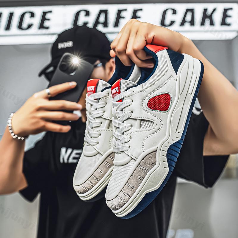 Fashion Fashion Trend Casual Sports Shoes for Men's 2025 Summer New Mesh Versatile Thick Soled Shoes Comfortable Low Top Chunky sneakers