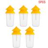 1/2/3/5PCS Wasp Trap Fruit Fly Flies Insect Bug Hanging Honey-Trap Catcher Killer No-Poison Hanging Tree Pest Control For Tool