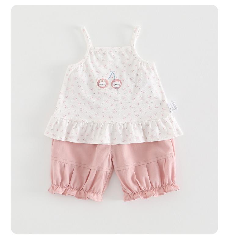 Stylish Summer Tank Top & Pants Set for Girls – Lightweight & Breathable Two-Piece Outfit