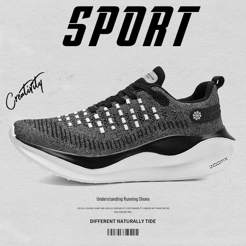 Nuove Scarpe da Corsa Marathon Ultra-Leggere e Traspiranti con Ammortizzazione e Suola Spessa