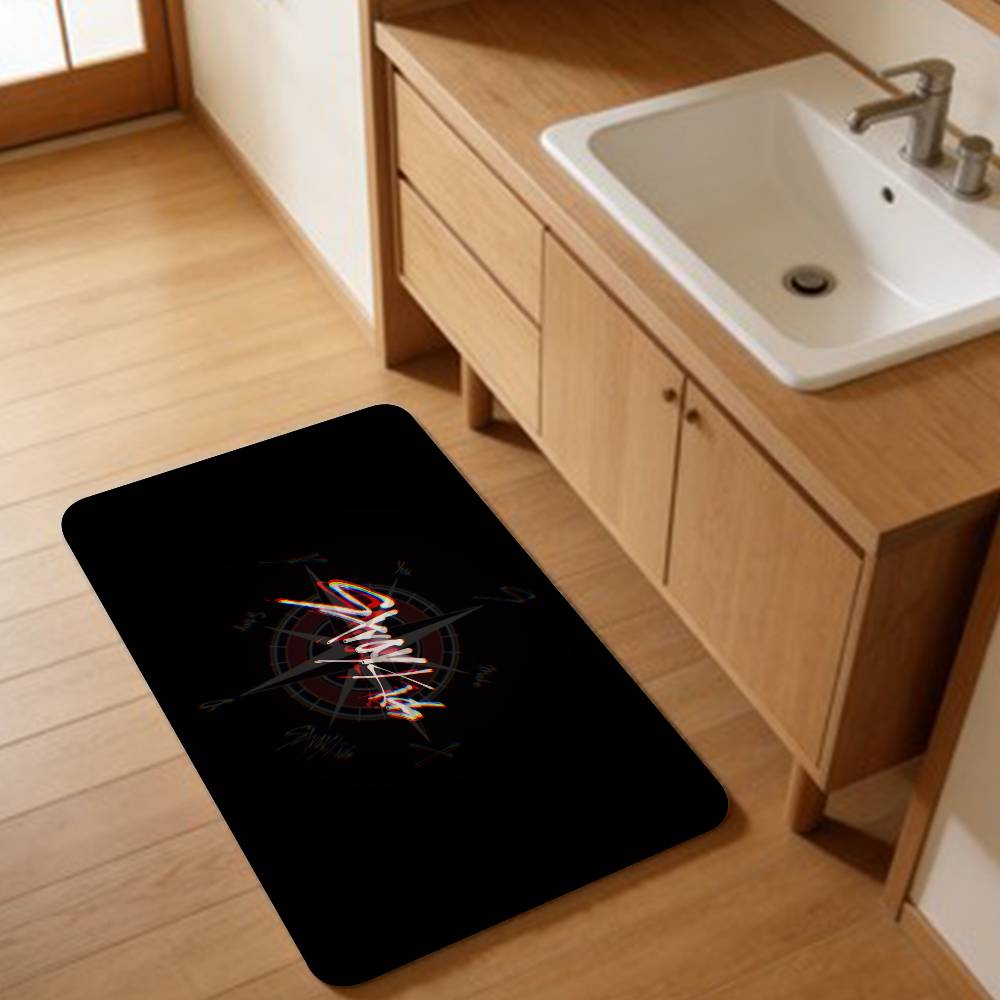Fashion S-Stray Kpop K-Kids Hallway Carpet Washable Non-Slip Living Room Sofa Chairs Area Mat Kitchen Doormat Area Rug
