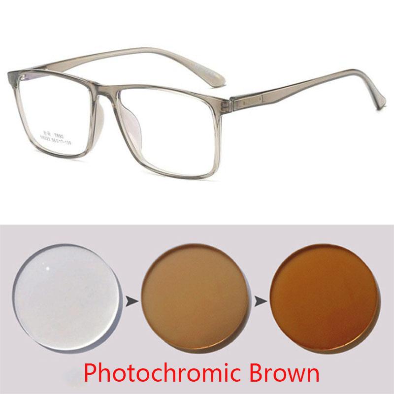 Ultralight Finished Myopia Glasses Women Men Students Square Shortsight Eyewear Prescription Diopters -1.5 -2.0 -2.5 To -6.0