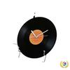 Retro Black Vinyl Record Sunset Clock for Living Room, Office Desk, Wine Cabinet, or TV Wall.