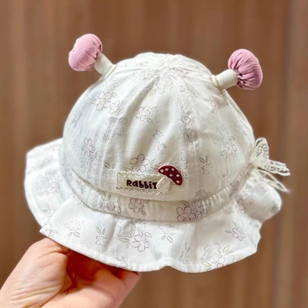 Cotton Baby Bonnet Sun Protection Baby Sun Hat Cute Fisherman Hat  Spring Summer