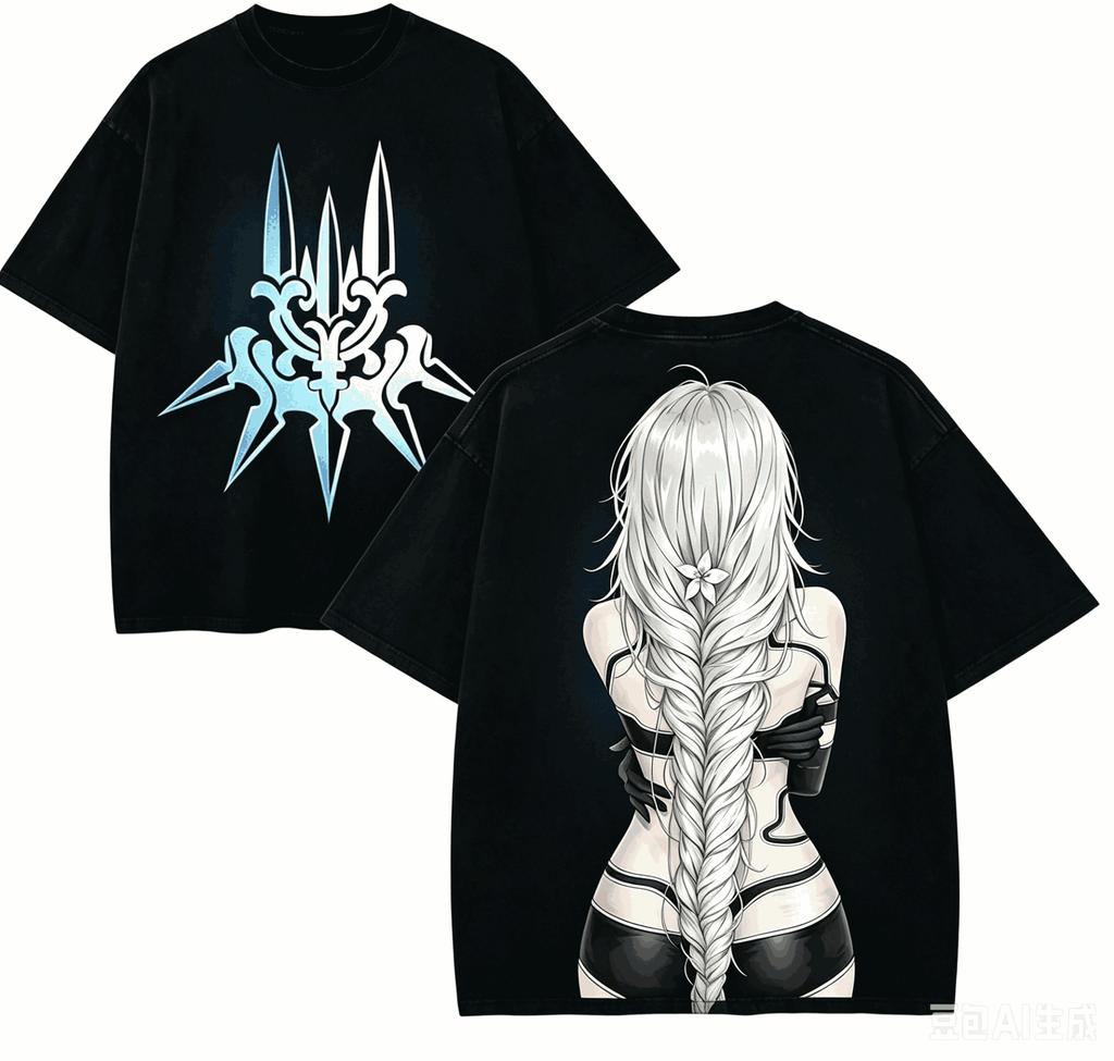Nier Automata Anime Lover TShirt Harajuku Cotton NewModel High Street Retro Oversized Unisex Harajuku High Quality Hot Product