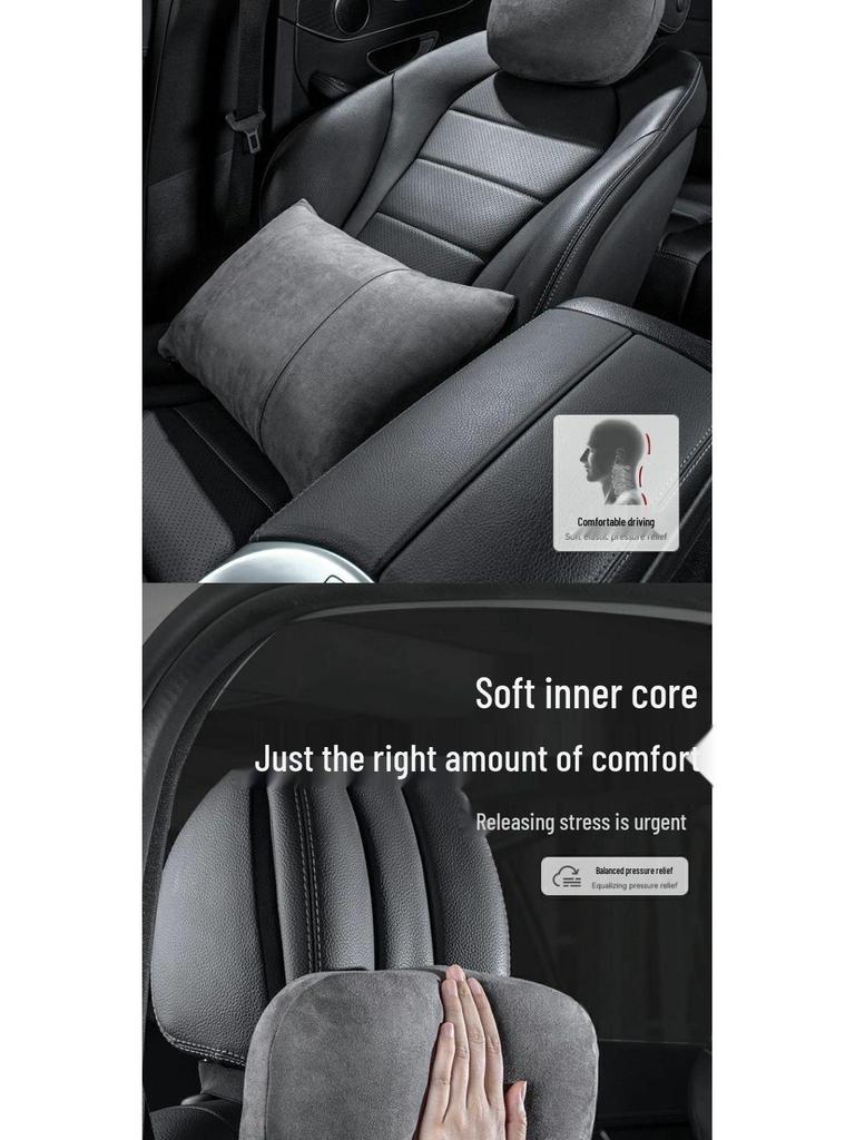 Neck Pillow for BYD Song Plus DM-i, Qin Plus, Tang, and Han EVs - Car Headrest Support