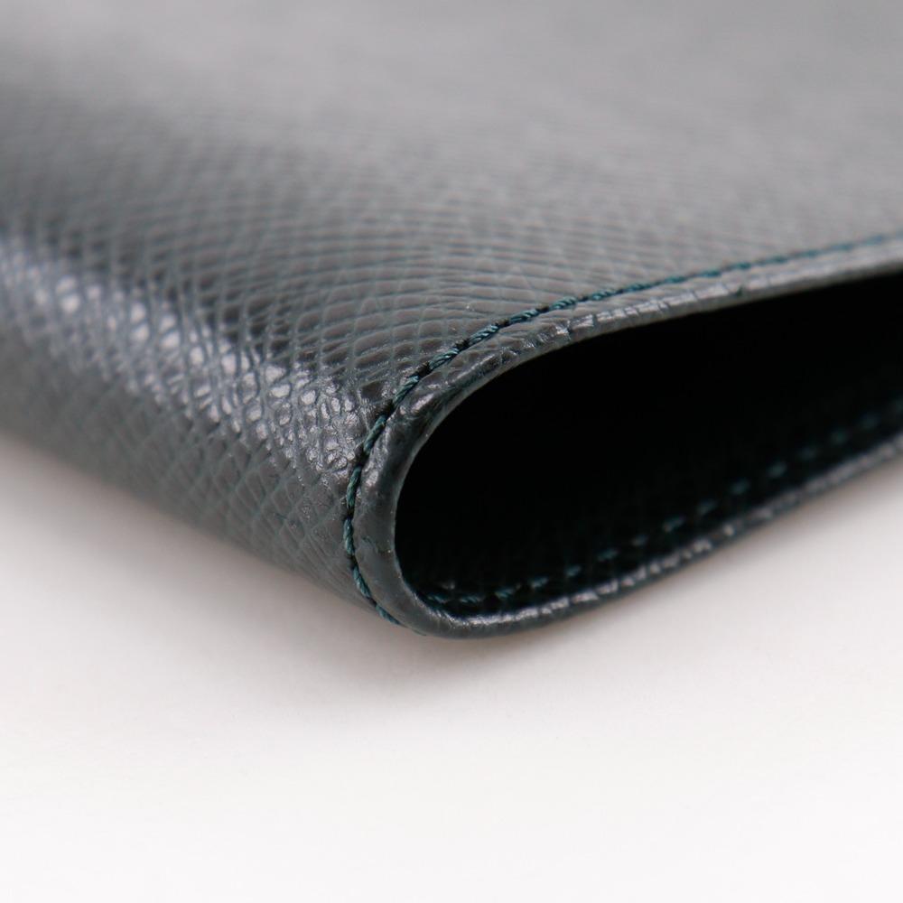 LOUIS VUITTON Agenda Bureau Notebook cover R20407 Notebook cover Epithea Deep green Taiga mens Used