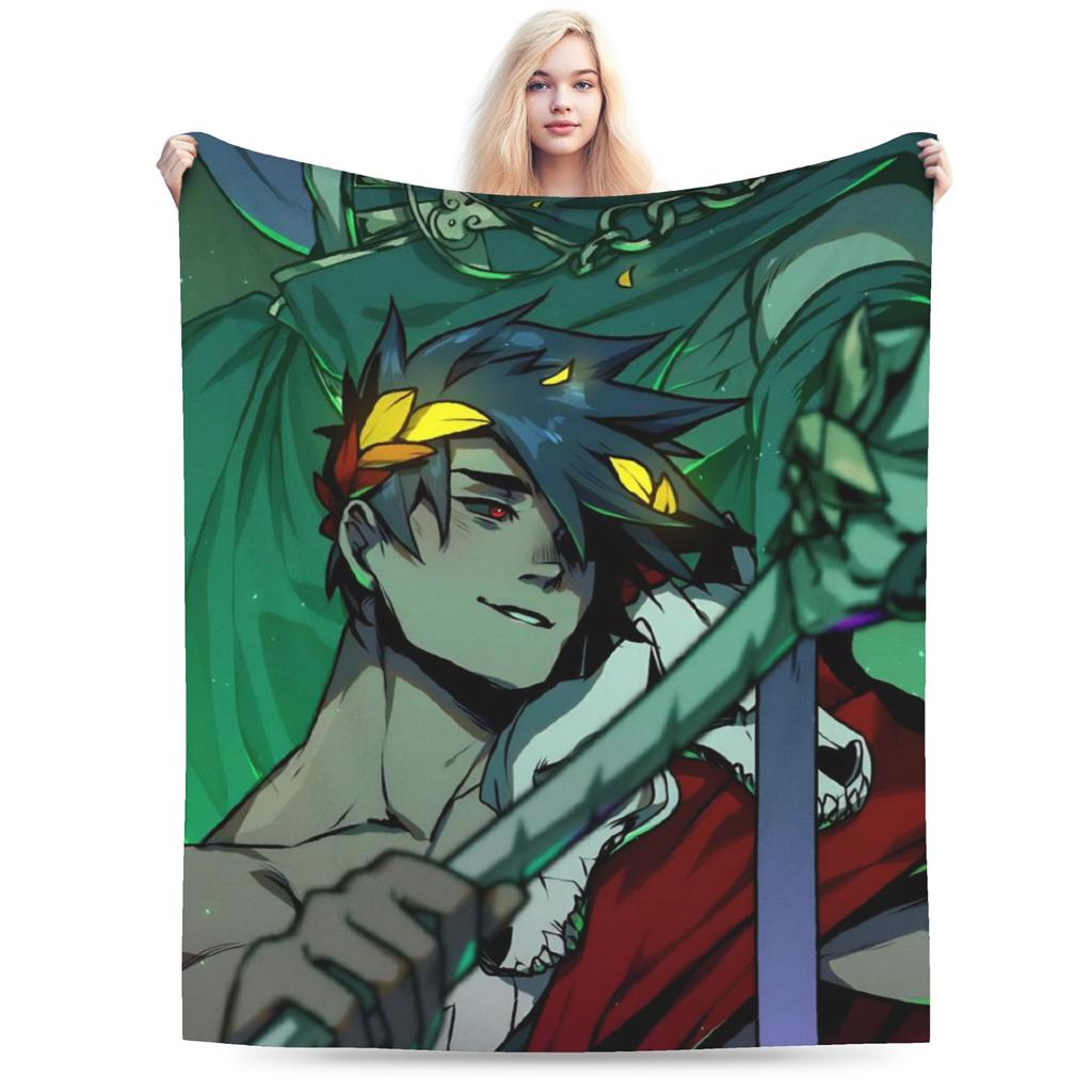 Hades Zagreus Plush Blankets Girls Boys Flannel Bedding Throws For Bedroom Soft Warm Design Quality Bedspread Birthday Gift
