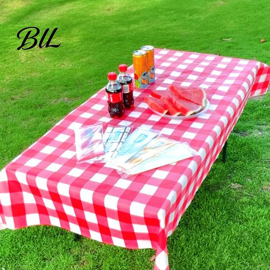 Copritavola usa e getta per feste Tovaglia a quadretti Impermeabile a scacchi da esterno per picnic Campeggio Barbecue Feste