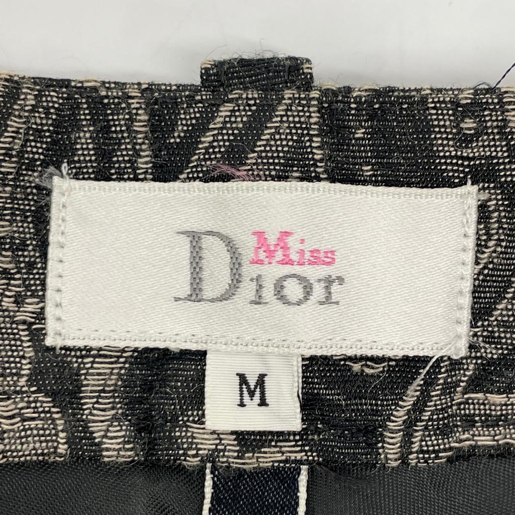 Dior Black All-over Print Long Pants Bottoms M grayUsed