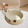 Cat Bed Basket Scratcher Pet Sleeping for Indoor Cats