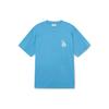 New MLB SS23 Drop Shoulder Sleeve T Shirt Unisex Light Blue 3ATSU2033-07ABD