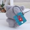 Bell Cat Doll Pendant Stuffed Cat Plush Pendant Cute Cat Plush Toy Keychain  Home Decor