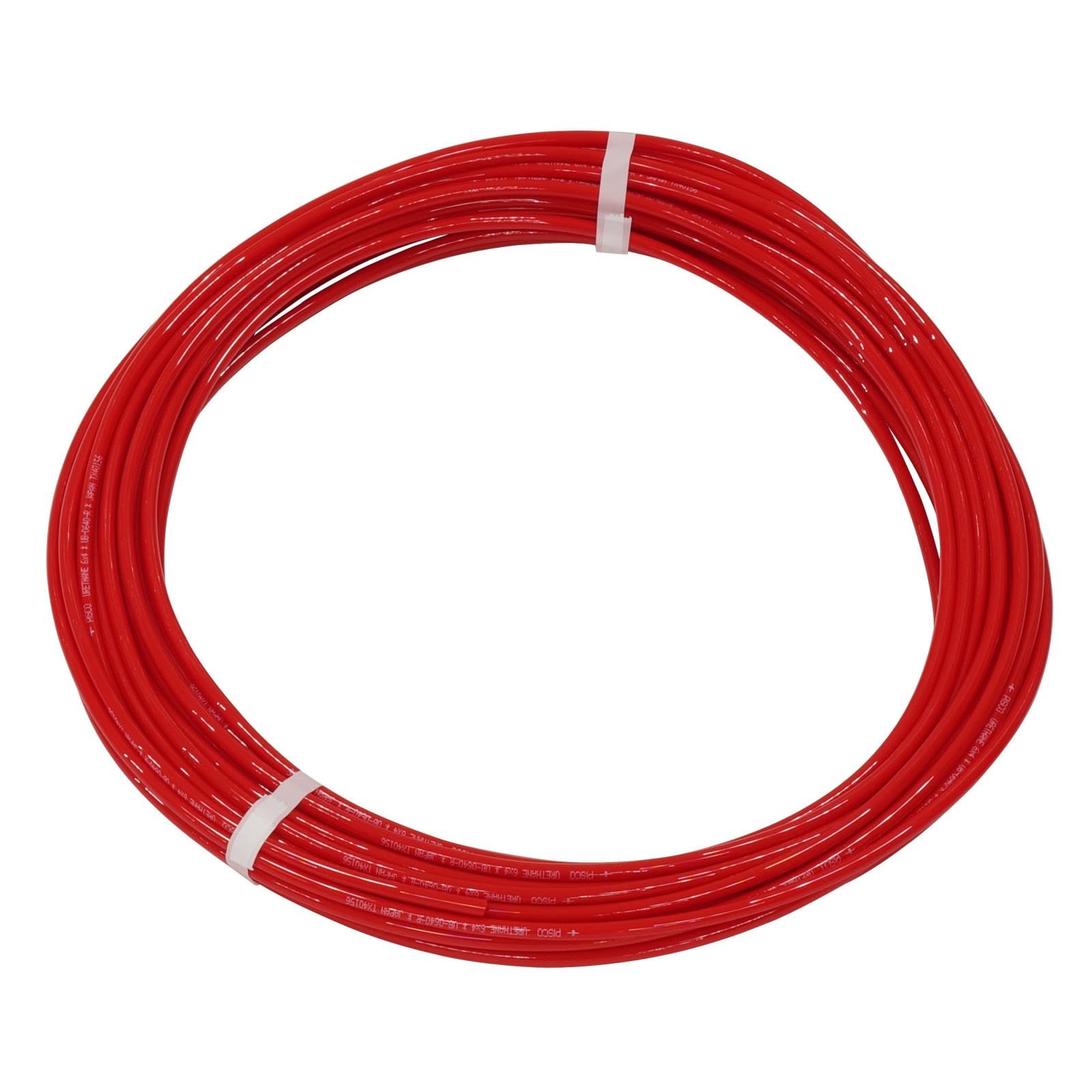

Niigata Seiki Made in Japan Polyurethane Tube Red 6mm x 20m UB0640-20-R
