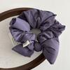 New Cotton Bow Scrunchies Solid Color Elastic Rubber Bands Ponytail Hold Thicken Hair Ties Girls