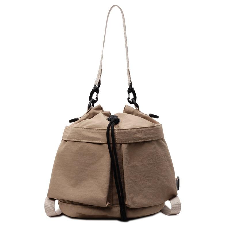 Crossbody Bag Women's Double Shoulder Bucket Bag New Casual Versatile Multi-back Method Commuting To Work Single Shoulder Crossbody Bag