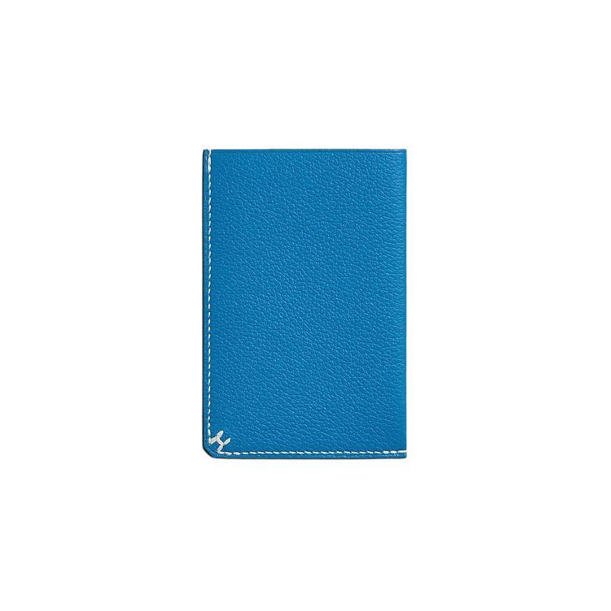

Hermès H Sellier Flap Wallet Card Holder Evercolor Leather Unisex Wallets Bleu-Zanzibar H084859CAB3 B3 Bleu Zanzibar Tanzania Blue
