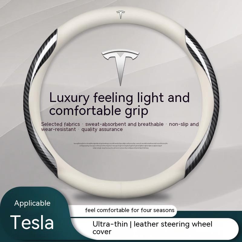 Car Steering Wheel Cover For Tesla Model 3 Model S Model Y Model X Roadster 2019-2025 Auto interior Steering Wheel Accessories