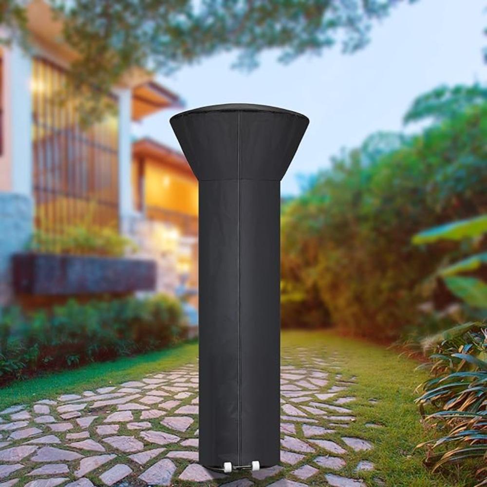 Waterproof Sunproof Patio Heater Cover, Full Coverage Dustproof Protector for Vertical Outdoor Garden Heaters