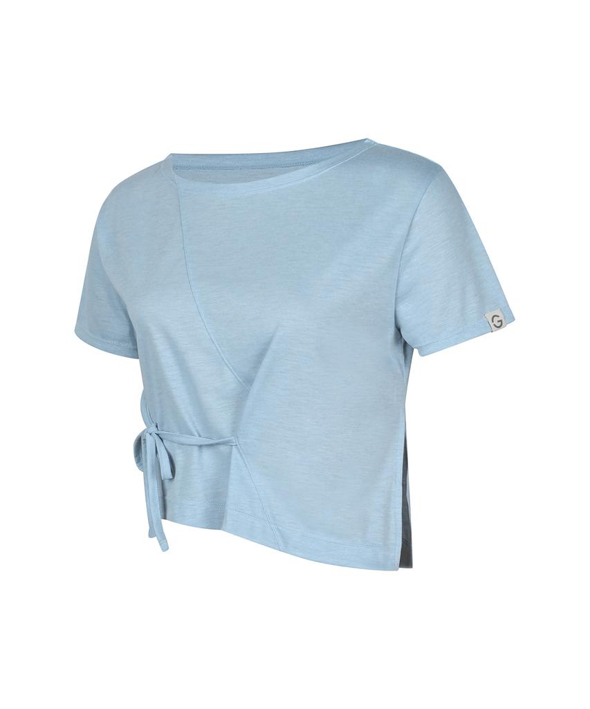 GRANDE LINE Tie-Up Ribbon Short Sleeve_6 Colors