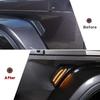 Car Front Fender Marker Side Turn Signal Lamp for Jeep Wrangler JL JT 2018+Black
