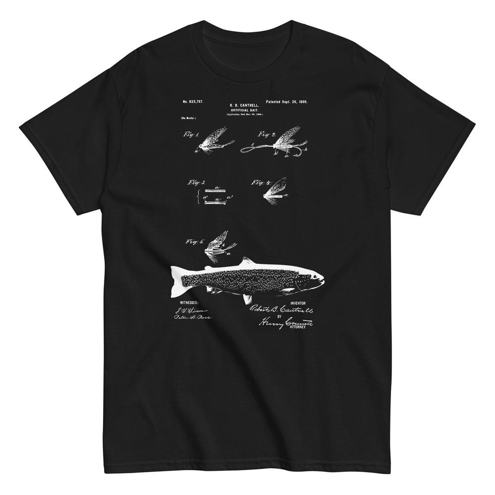 

1899 Rainbow Trout Fishing Lure US Patent Unisex Classic T-Shirt 4XL