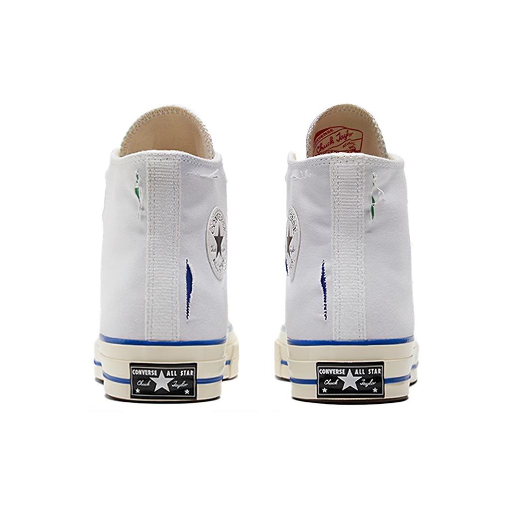Converse 1970S Chuck Taylor All Star Chuck 70 Tearable Upper Durable High Top Canvas Shoes Unisex Sneakers Purple White Blue A02313C
