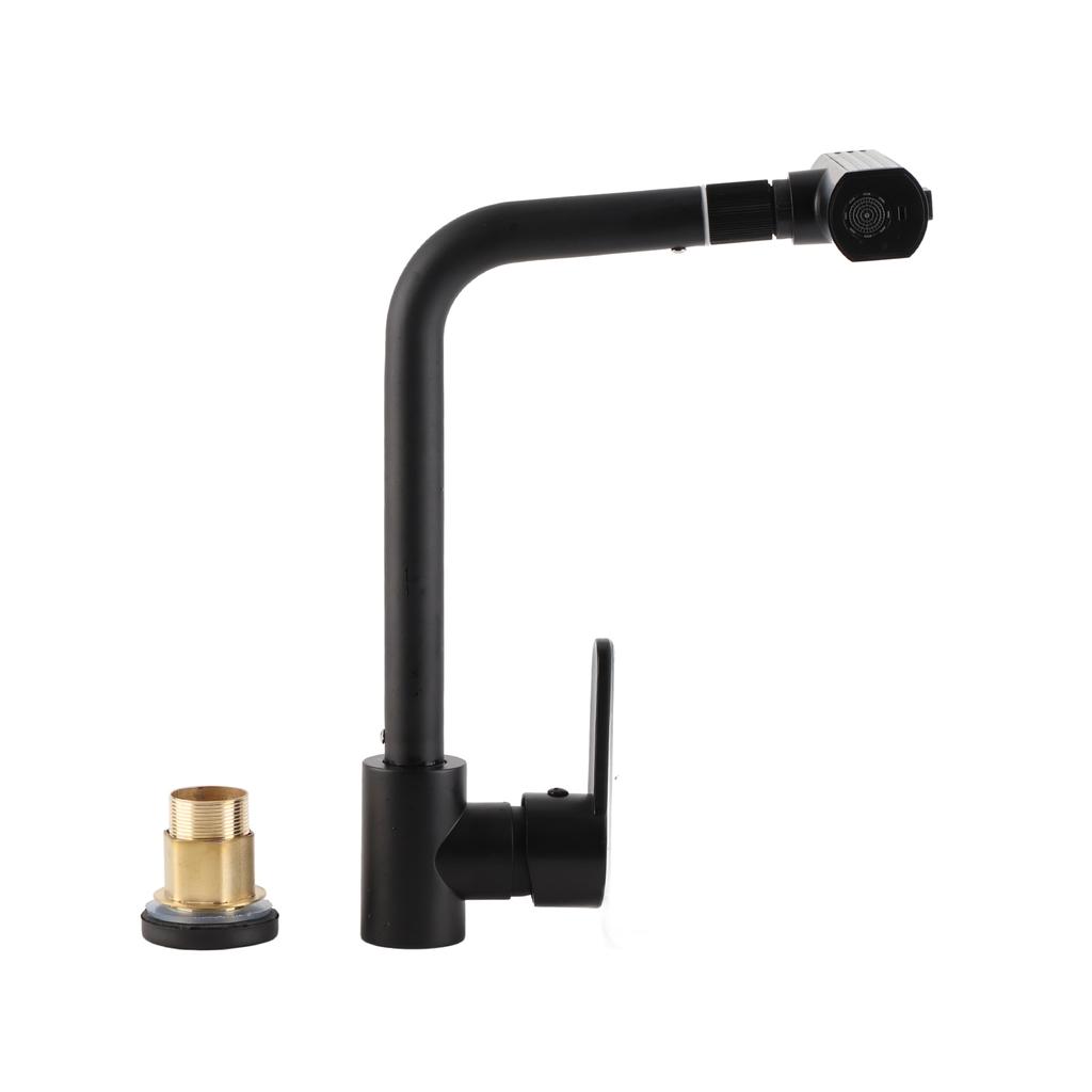 Sink Faucet Rotatable 3 Function Sprayer Single Handle Hot Cold Water Kitchen Faucet for Home Single Handle Kitchen Faucet