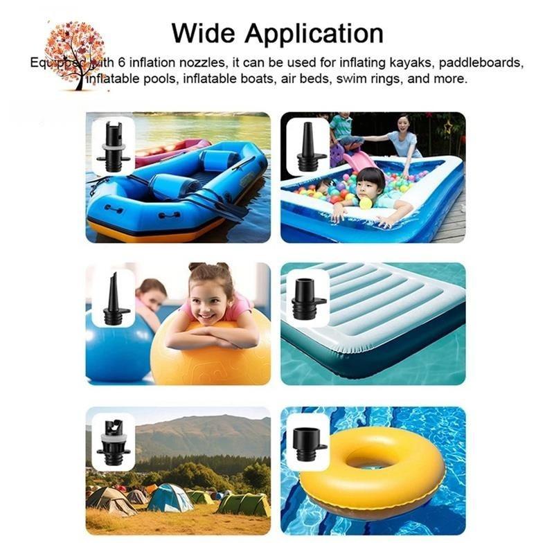 20PSI Portable Electric Air Pump High Pressure Paddle Board Compressor Inflation & Deflation Pump for Sup Surfing Boat