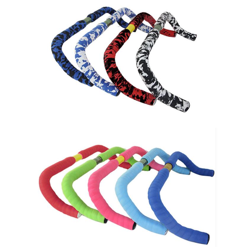 Bicycle Bar Grips Handlebar Straps Bike Grips Wraps Tape EVA Shock Absorption Anti-slip Handlebar Tape Cycling Accessories
