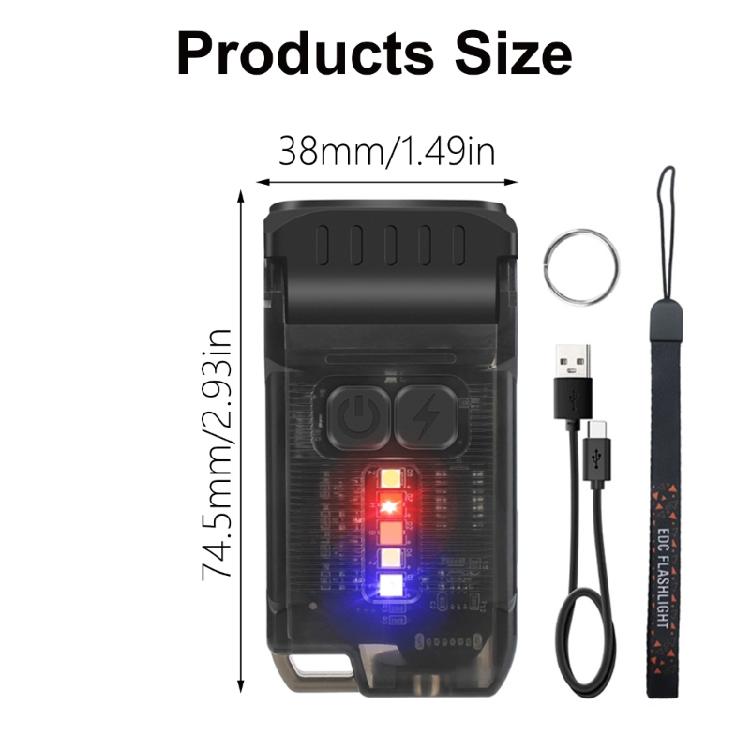 Cycling Camping Outdoor Pocket Flashlight Hiking Water Proof Torch Handheld Small Pocket Clip Torch Hat Clip Flashlight