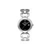T LADY Popular Quartz Movement Women's Watch 27.95mm Black Dial Stainless Steel Case T084.210.11.057.00