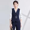 Elegant Women's Vest Set: Spring/Autumn Style for Hotel Front Desk & Sales Workwear