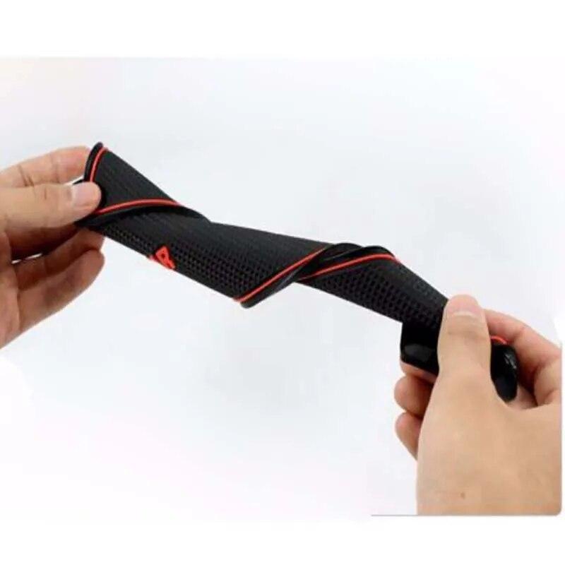 15 Pcs/Set For Honda Civic 8th 2008 2009 2010 2011 LHD Latex New Anti Slip Mat Gate Slot Pad With Logo Car Styling with Logo