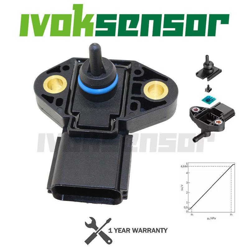Fuel Injector Rail Pressure Sensor For Ford Escape Explorer Focus Maverick Mustang 2005 2008 2007 Crown Victoria 3F2E9G756AD
