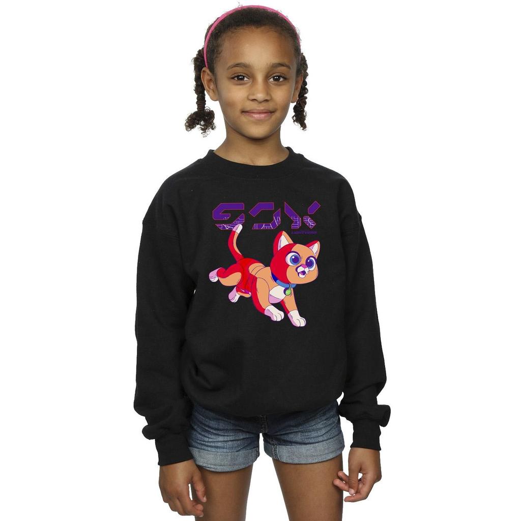 Disney Girls Lightyear Sox Digital Cute Sweatshirt