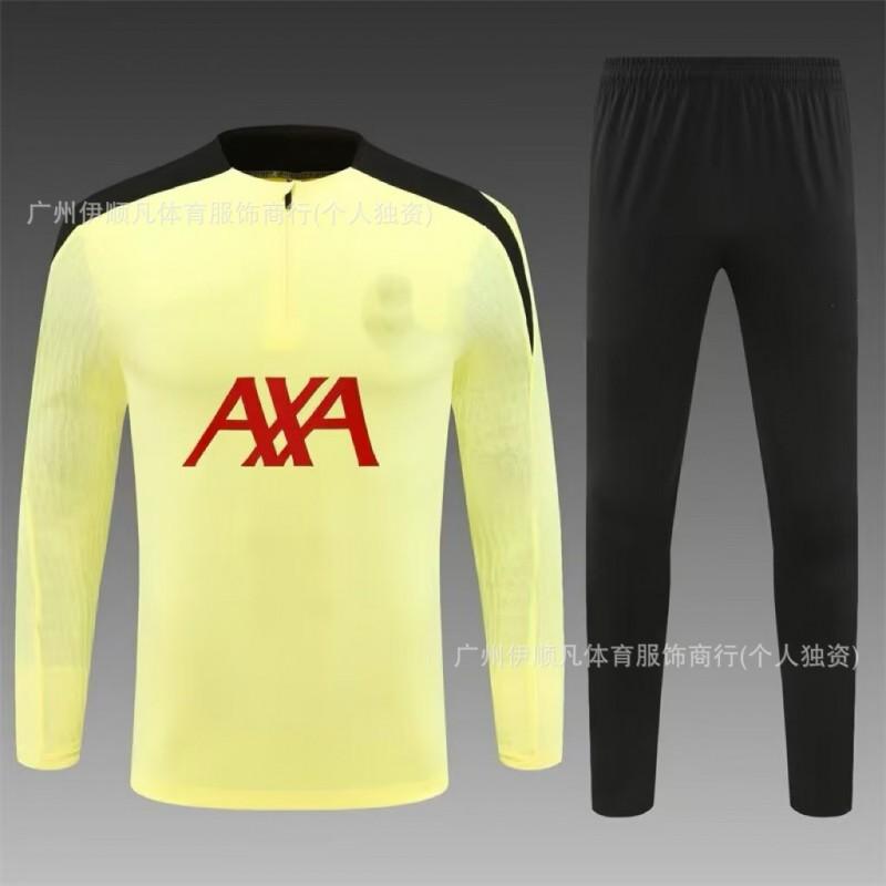 Heren Dames Voetbal Trainingsshirt Halve Rits Opwarmshirt Napoli PSG AC Milan Brazilië Manchester United Fans